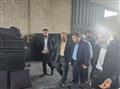 بازدید شهردار تربت جام از خط تولید کارخانه کفپوش گرانولی شرکت پردیسان